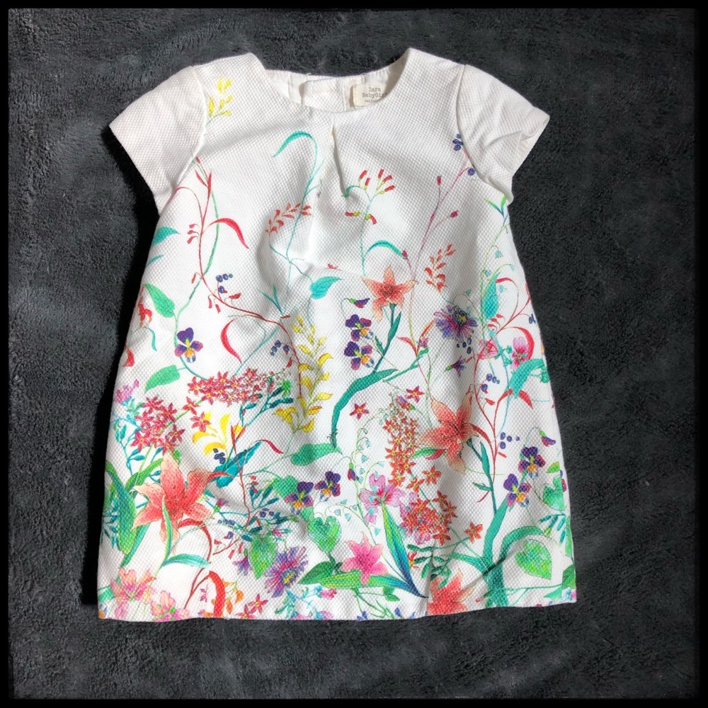 Zara BabyGirl Flora Dress 🌸 Precious! - Picture 1 of 5